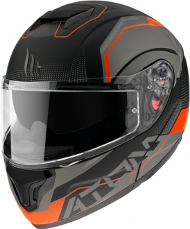 MT Helmets Atom SV Quark A4 Matt Flour Orange