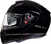MT Helmets Atom SV Solid Gloss Black resim
