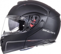 MT Helmets Atom SV Solid Matt Black resim