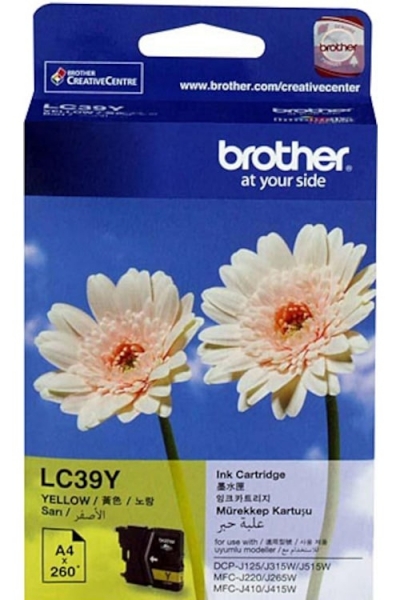 Brother LC-39Y Kartuş (Sarı)