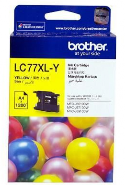 Brother LC77XL-Y Kartuş (Sarı)