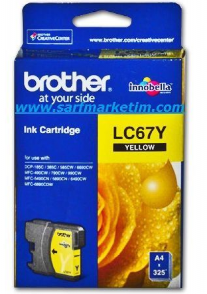 Brother LC-67Y Kartuş (Sarı)