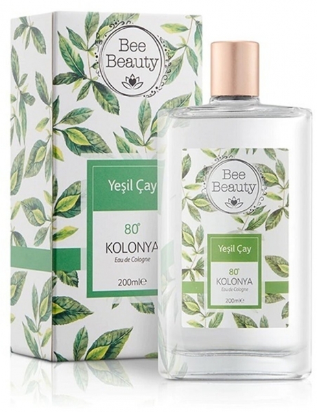 Bee Beauty Yeşil Çay Kolonyası Cam Şişe 200 ml