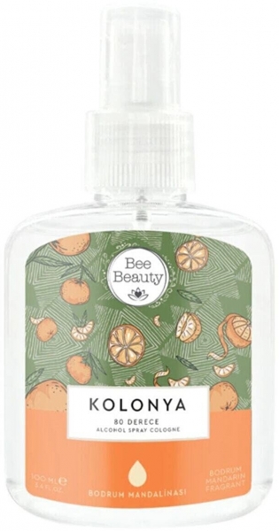 Bee Beauty Bodrum Mandalinası Kolonyası Pet Şişe Sprey 100 ml