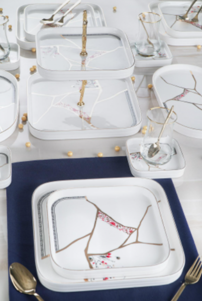 Acar Kintsugi Star 25 Parça Kahvaltı Takımı