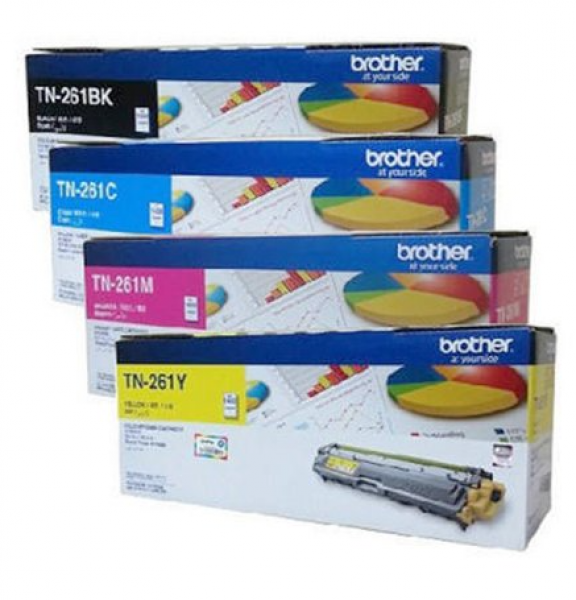 Brother TN-261 Toner (Siyah / Sarı / Mavi / Kırmızı)