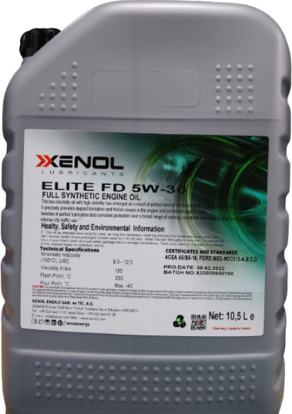 Xenol Elite FD 5W-30 Motor Yağı (10.5 litre)