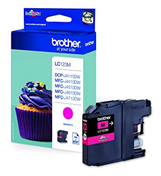 Brother LC123-M Kartuş (Kırmızı)