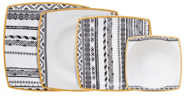 Karaca Tribal 24 Parça Yemek Takımı