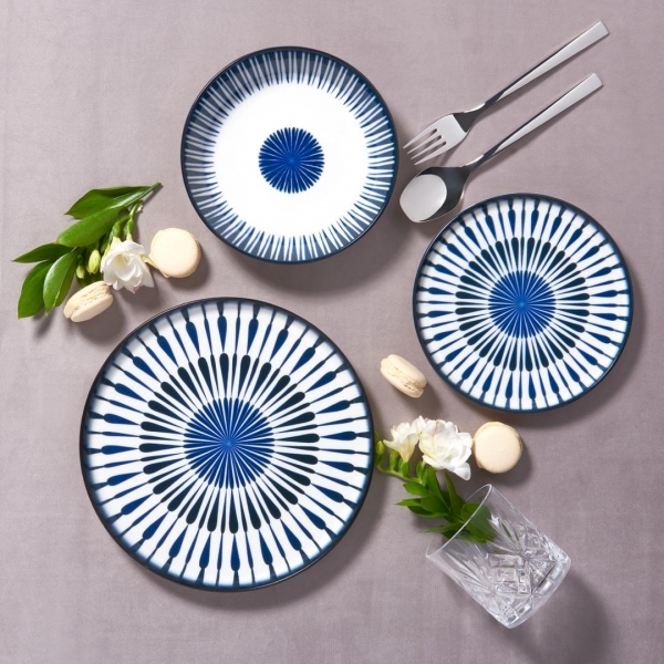 Jumbo Trail Blue 18 Parça Yemek Takımı