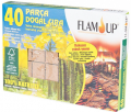 Flam Up Çiçek Özlü Doğal Çıra 40 Adet resim