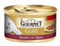 Gourmet Gold Tavuk ve Ciğerli Yetişkin 85 gr resim