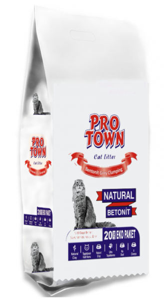 Pro Town Kokusuz İnce Taneli 20 lt Kedi Kumu