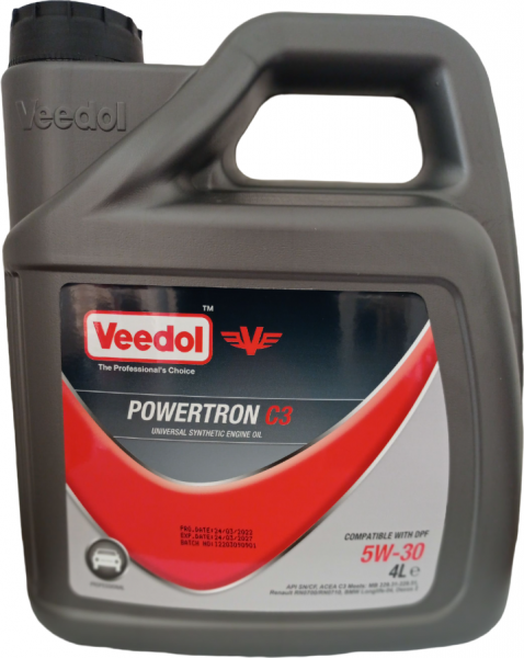 Veedol Powertron C3 5W-30 Motor Yağı (4 litre)