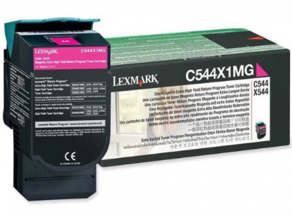 Lexmark C544X1-MG Toner (Kırmızı)
