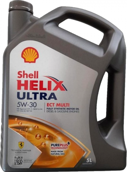 Shell Helix Ultra ECT Multi 5W-30 Motor Yağı (5 litre)