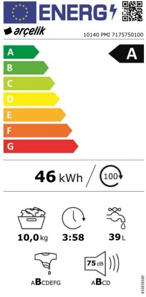 Arçelik 10140 PMI Çamaşır Makinesi