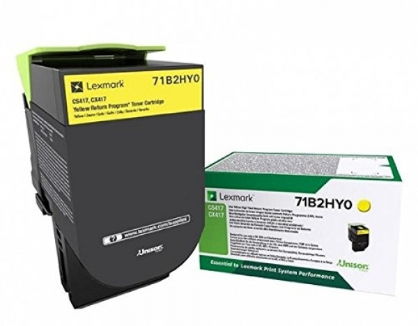 Lexmark 71B2H-Y0 Toner (Sarı)