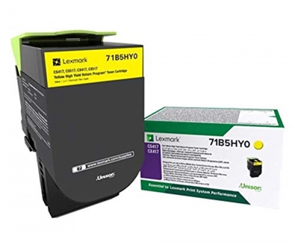 Lexmark 771B5H-Y0 Toner (Sarı)