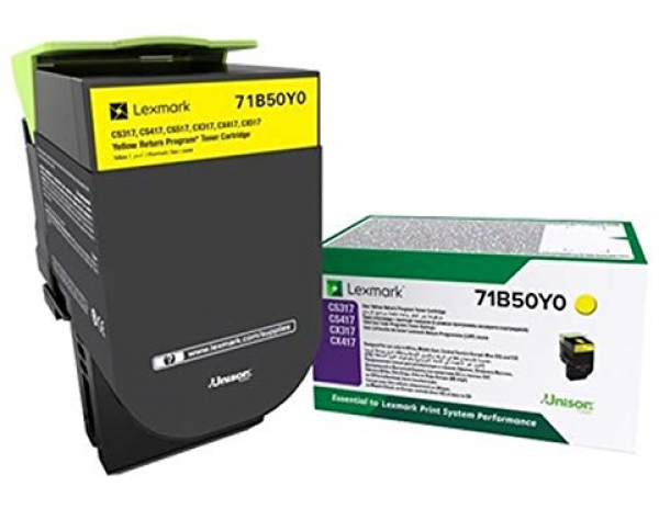 Lexmark 71B50-Y0 Toner (Sarı)