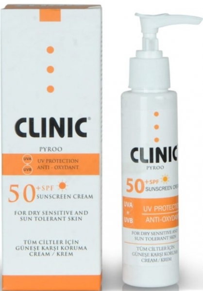 Clinic Professionel Tüm Ciltler Güneş Kremi 50+Spf 125 ml
