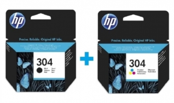HP 304 Kartuş (Siyah / Renkli)