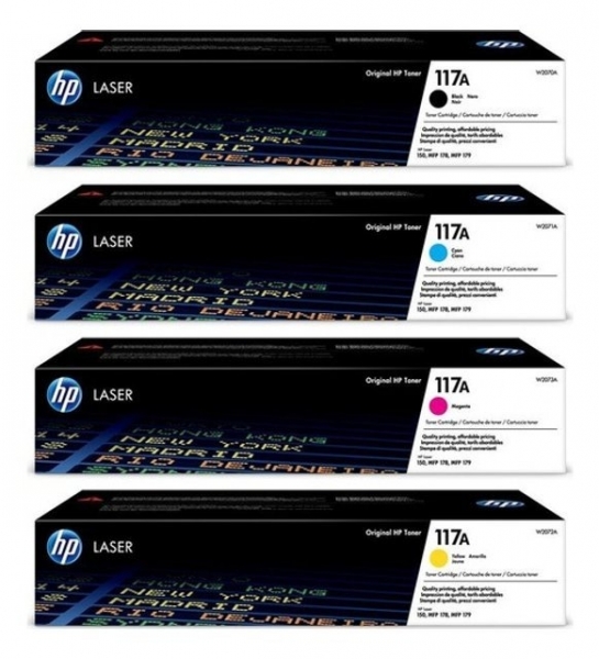HP 117A Toner (Siyah / Sarı / Mavi / Kırmızı)