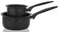 Schafer Dark Storm 2 Parça Granit Kaçerola Tava Seti resim