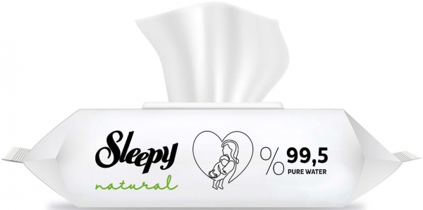 Sleepy Natural Islak Bebek Havlusu