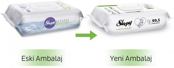 Sleepy Natural Islak Bebek Havlusu