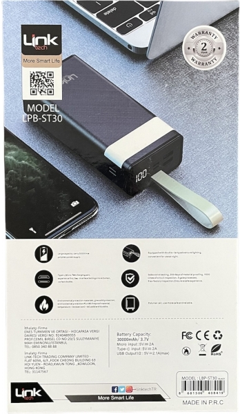 LinkTech ST30 30000 mAh Powerbank