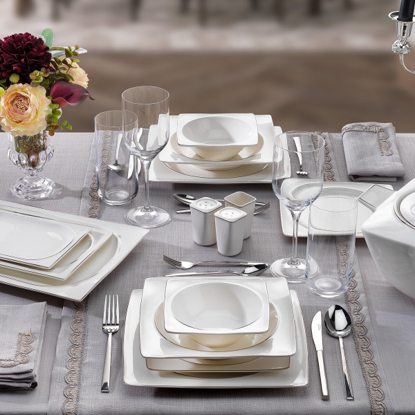 Schafer Glamor Pure PLT01 60 Parça Yemek Takımı