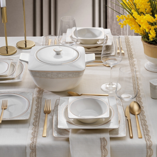 Schafer Glamor Elegant BYZ01 60 Parça Yemek Takımı