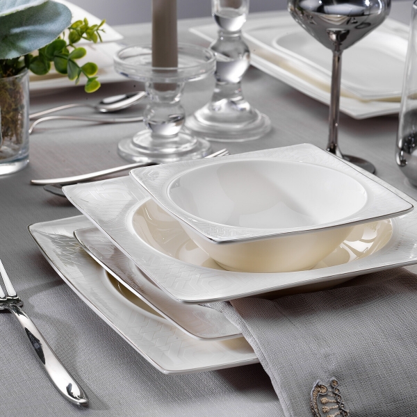 Schafer Glamor Private BYZ02 60 Parça Yemek Takımı