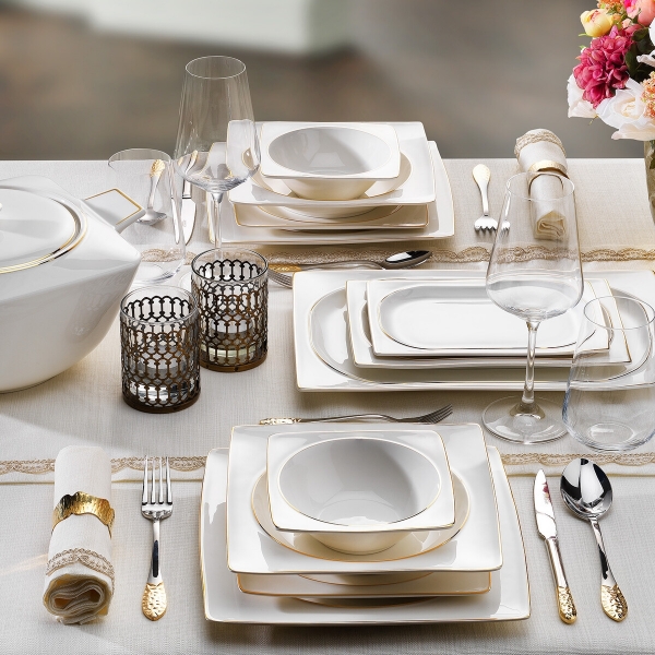 Schafer Glamor Pure GLD01 60 Parça Yemek Takımı
