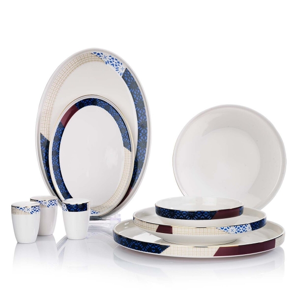 Schafer Adel Motif PLT02 56 Parça Yemek Takımı
