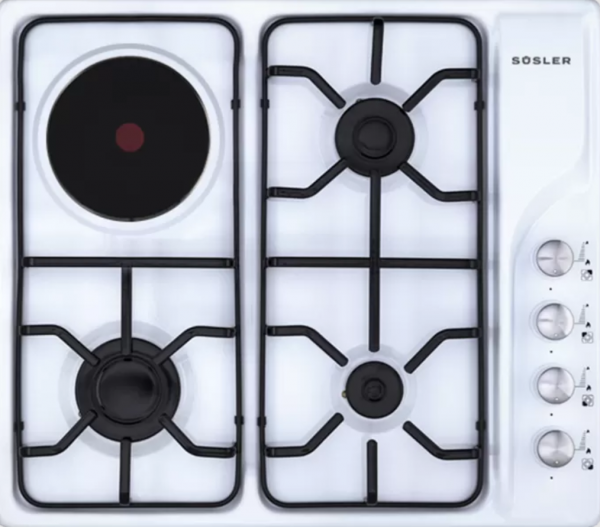 Süsler SSO-2125 Solo (Set Üstü) Gazlı ve Elektrikli Ocak