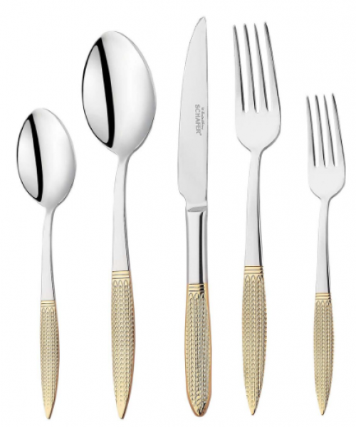Schafer Goldısh XXX02 72 Parça Çatal Kaşık Bıçak Takımı