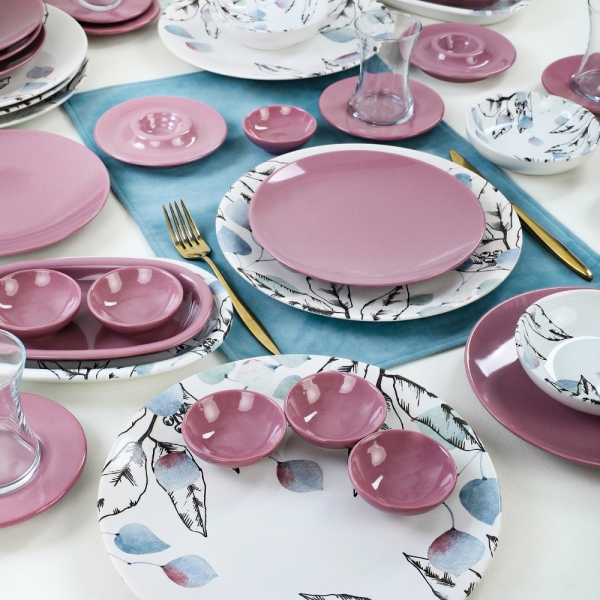 Keramika Blue Spring 50 Parça Kahvaltı Takımı