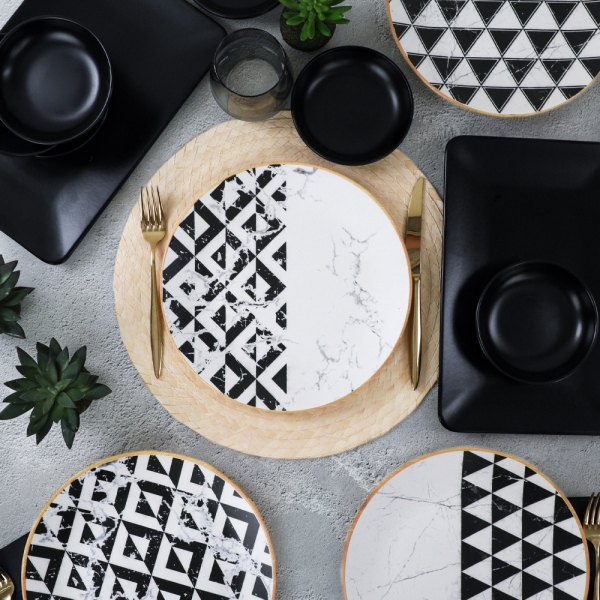 Keramika Trigon Marble 12 Parça Kahvaltı Takımı