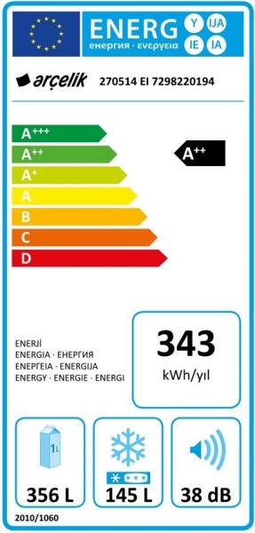 Arçelik 270514 EI Buzdolabı