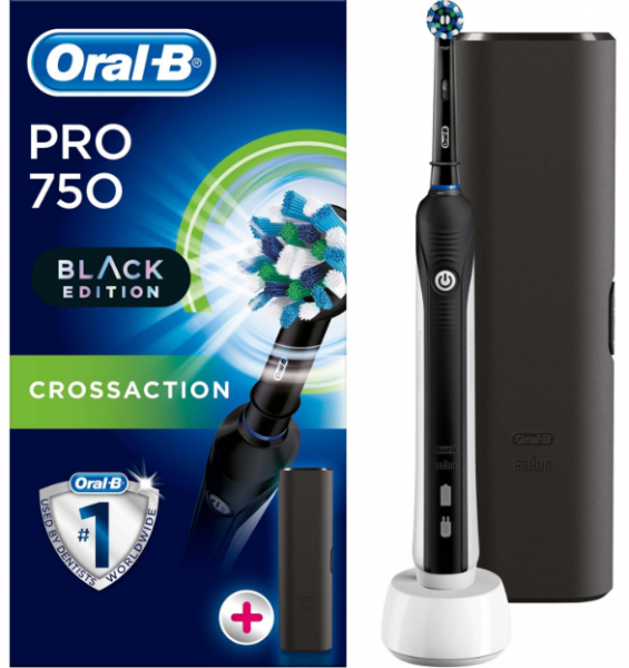 Oral-B Pro 750 Black Edition Şarjlı Diş Fırçası