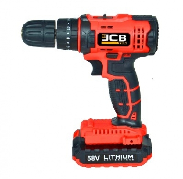 JCB Pro Plus 58 V 8 Ah Akülü Matkap (Kırmızı)
