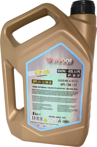 Walvooil 5W-30 DPF Motor Yağı (5 litre)