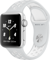Apple Watch Nike+ Series 2 (38 mm) Gümüş Rengi Alüminyum Kasa ve Saf Platin/Beyaz Nike Spor Kordon resim