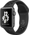 Apple Watch Nike+ Series 2 (38 mm) Uzay Grisi Alüminyum Kasa ve Antrasit/Siyah Nike Spor Kordon resim