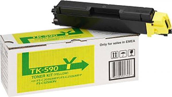Kyocera TK-590Y Toner (Sarı)