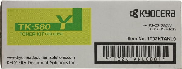 Kyocera TK-580Y Toner (Sarı)