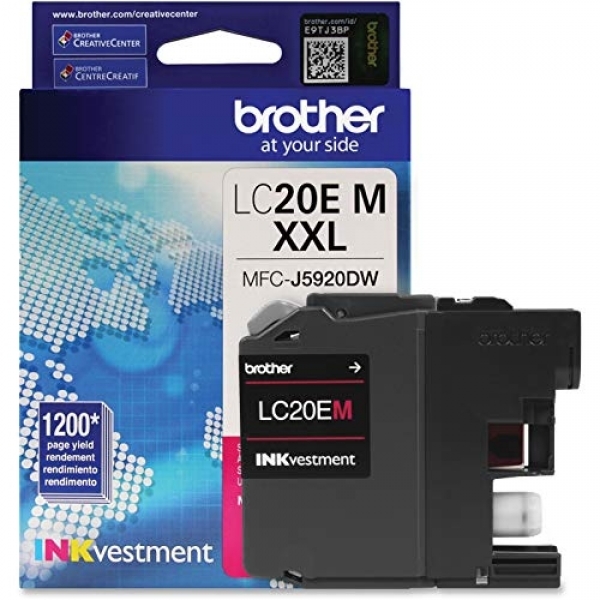 Brother LC20E-M Kartuş (Kırmızı)