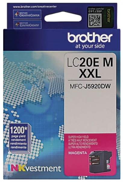 Brother LC20E-M Kartuş (Kırmızı)
